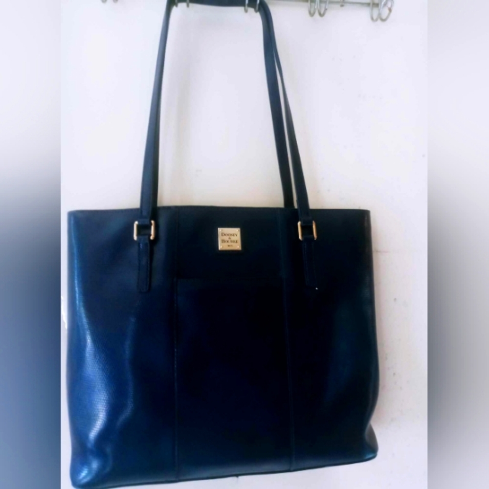 Dooney & Bourke Blue Saffiano Charlotte Tote